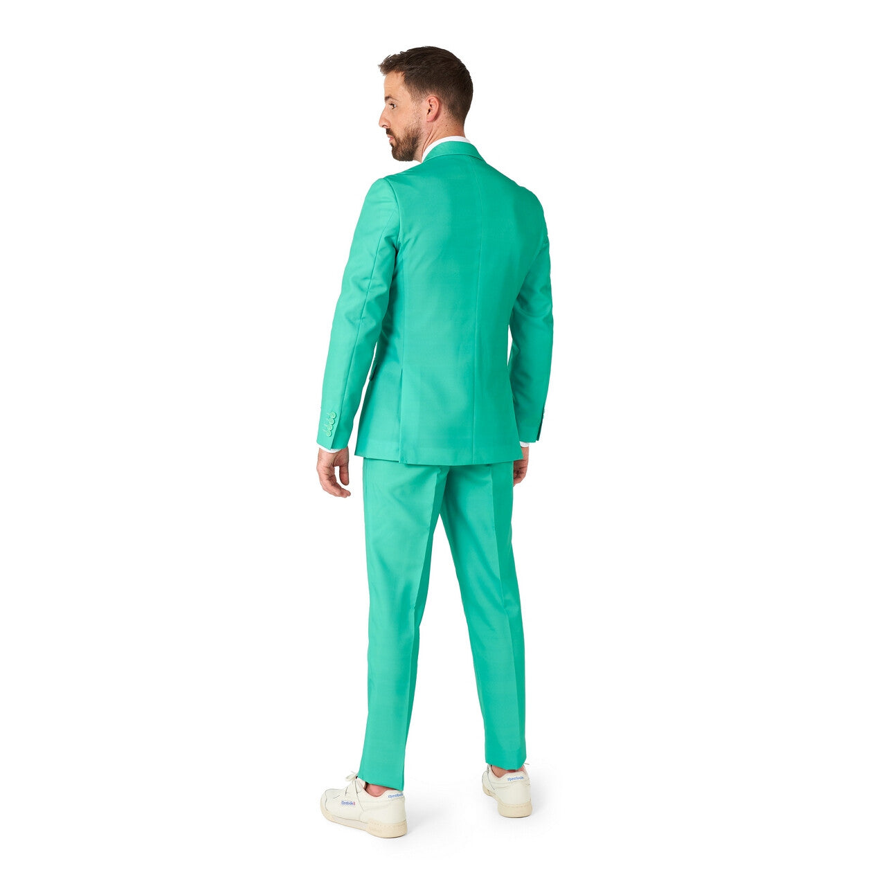 Op deze afbeelding zie je een Kostuums, van het merk Opposuits. Sportief Trendy Turquoise Man Kostuum
