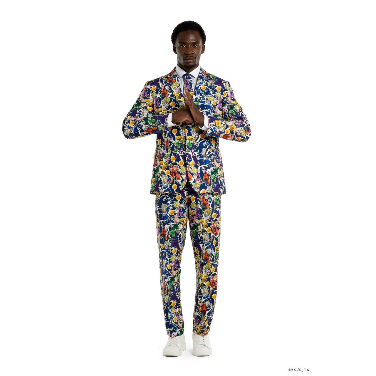 Op deze afbeelding zie je een Kostuums, van het merk Opposuits. Dragon Ball Z Heroes Man Kostuum