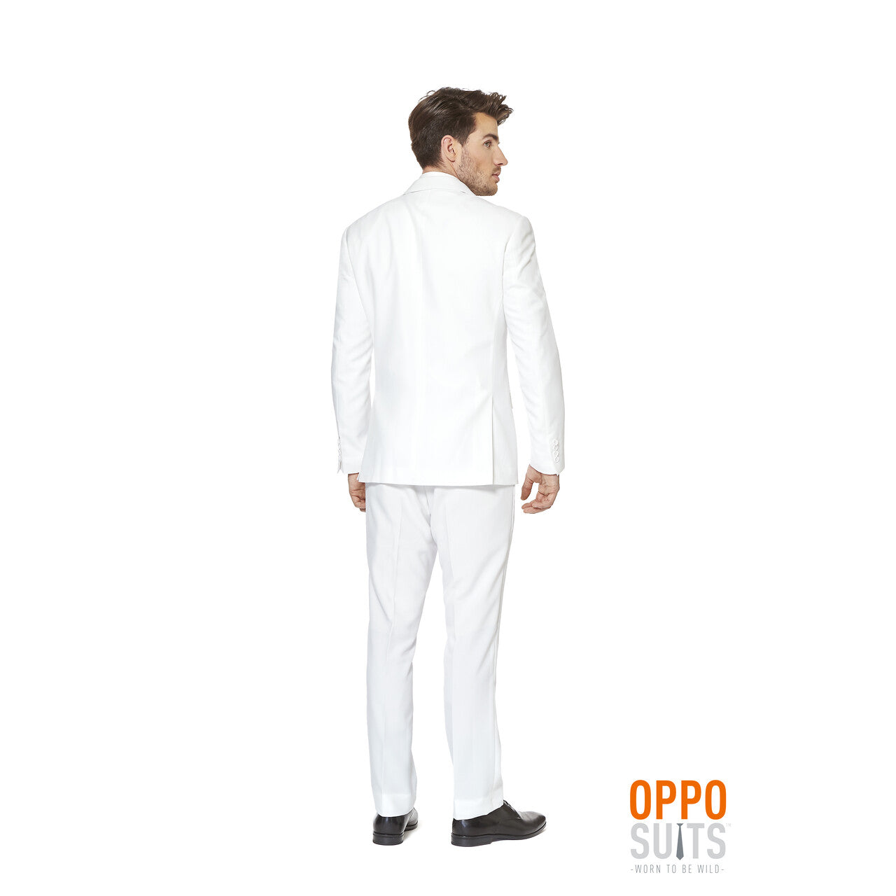 Op deze afbeelding zie je een Kostuums, van het merk Opposuits. Angel White Night Opposuit Man Kostuum