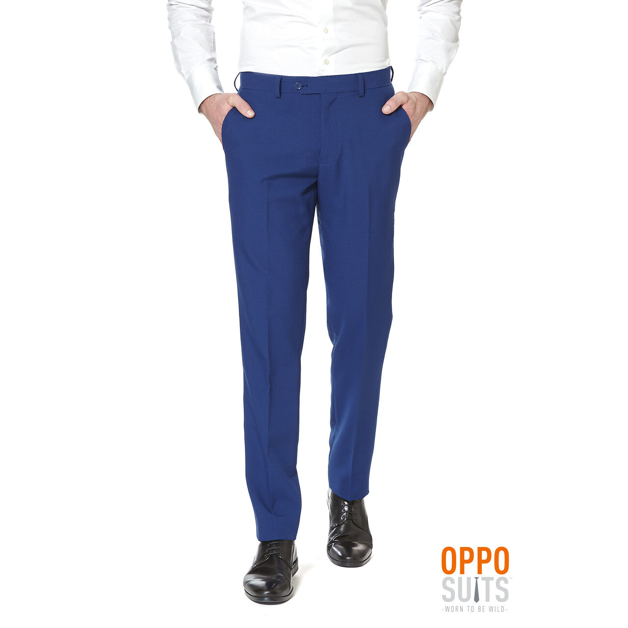 Op deze afbeelding zie je een Kostuums, van het merk Opposuits. Klassiek Navy Royale Opposuit Man Kostuum