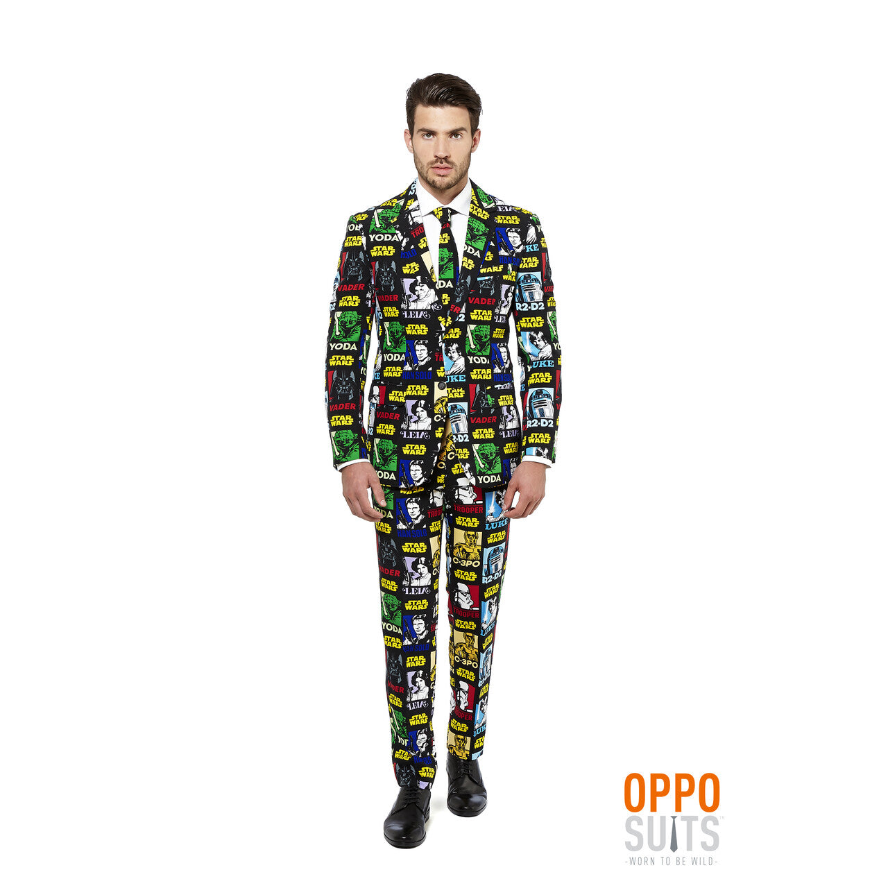 Op deze afbeelding zie je een Kostuums, van het merk Opposuits. Star Wars™ Strong Force Opposuit Man Kostuum