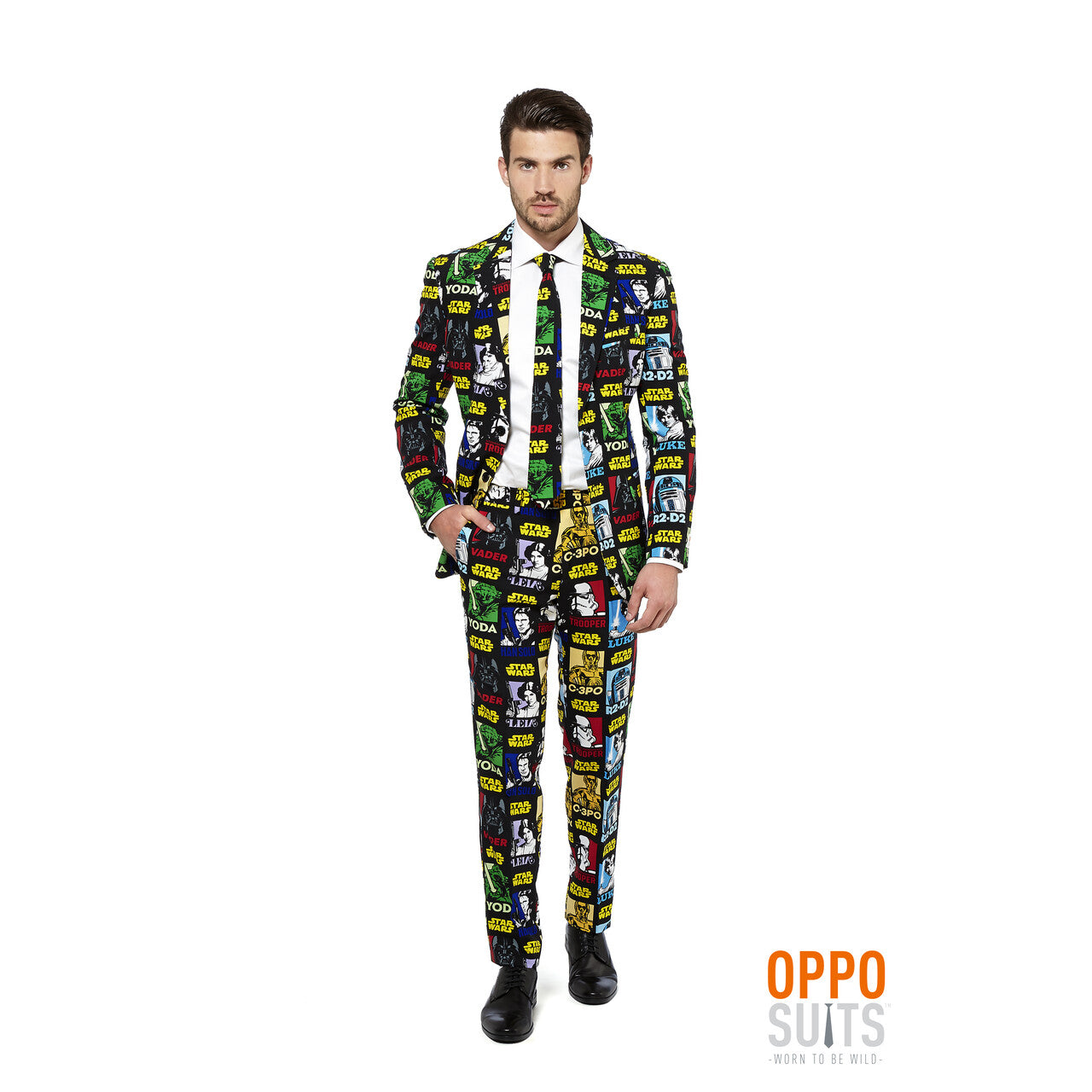 Op deze afbeelding zie je een Kostuums, van het merk Opposuits. Star Wars™ Strong Force Opposuit Man Kostuum