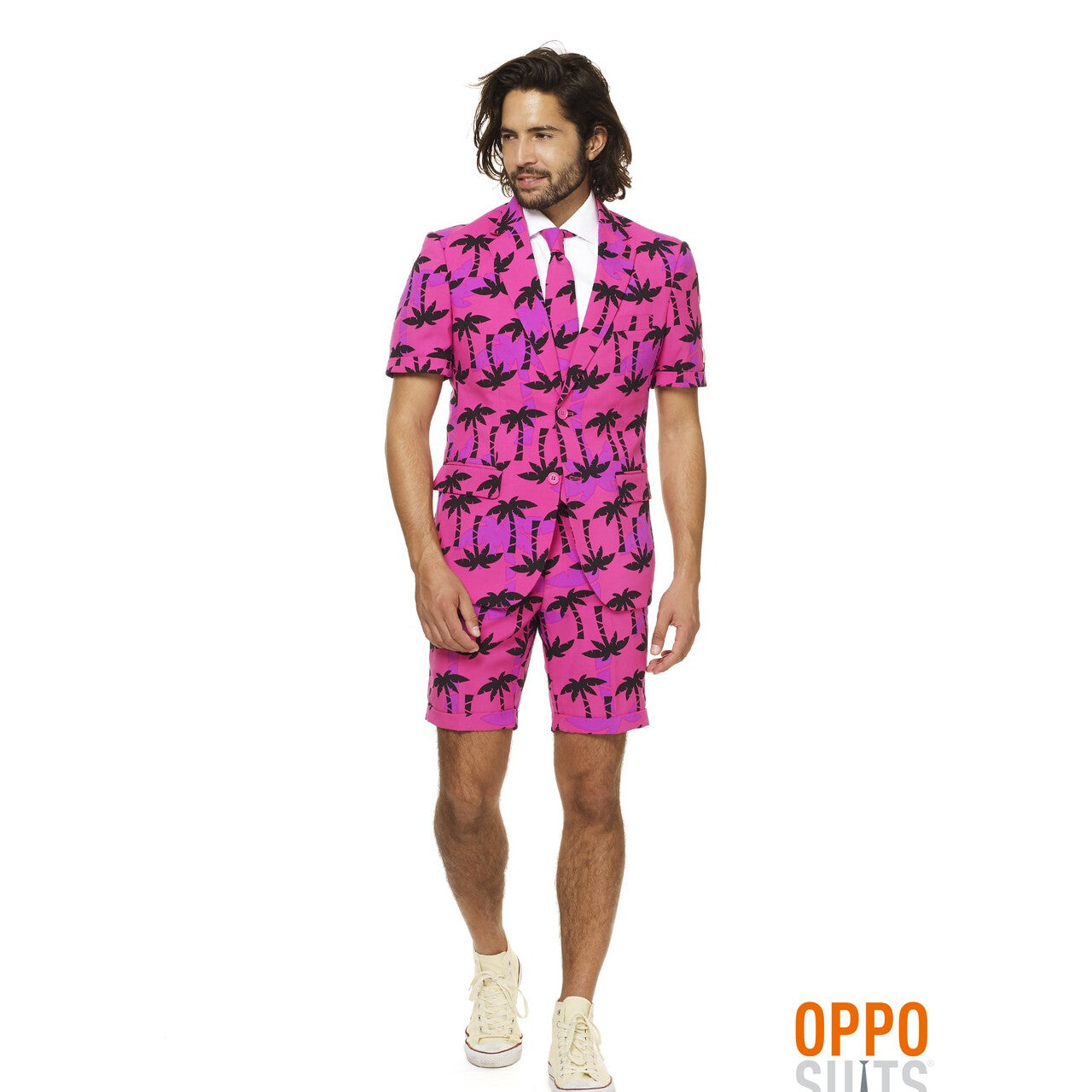 Op deze afbeelding zie je een Kostuums, van het merk Opposuits. Summer Hawaii Tropical Inn Opposuit Kostuum Man
