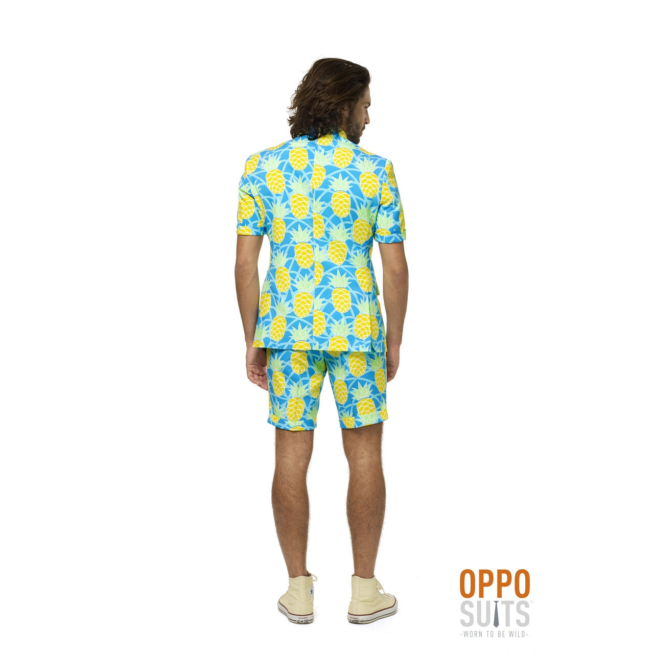 Op deze afbeelding zie je een Kostuums, van het merk Opposuits. Tropisch Lange Zomer Ananas Zomer Man Kostuum