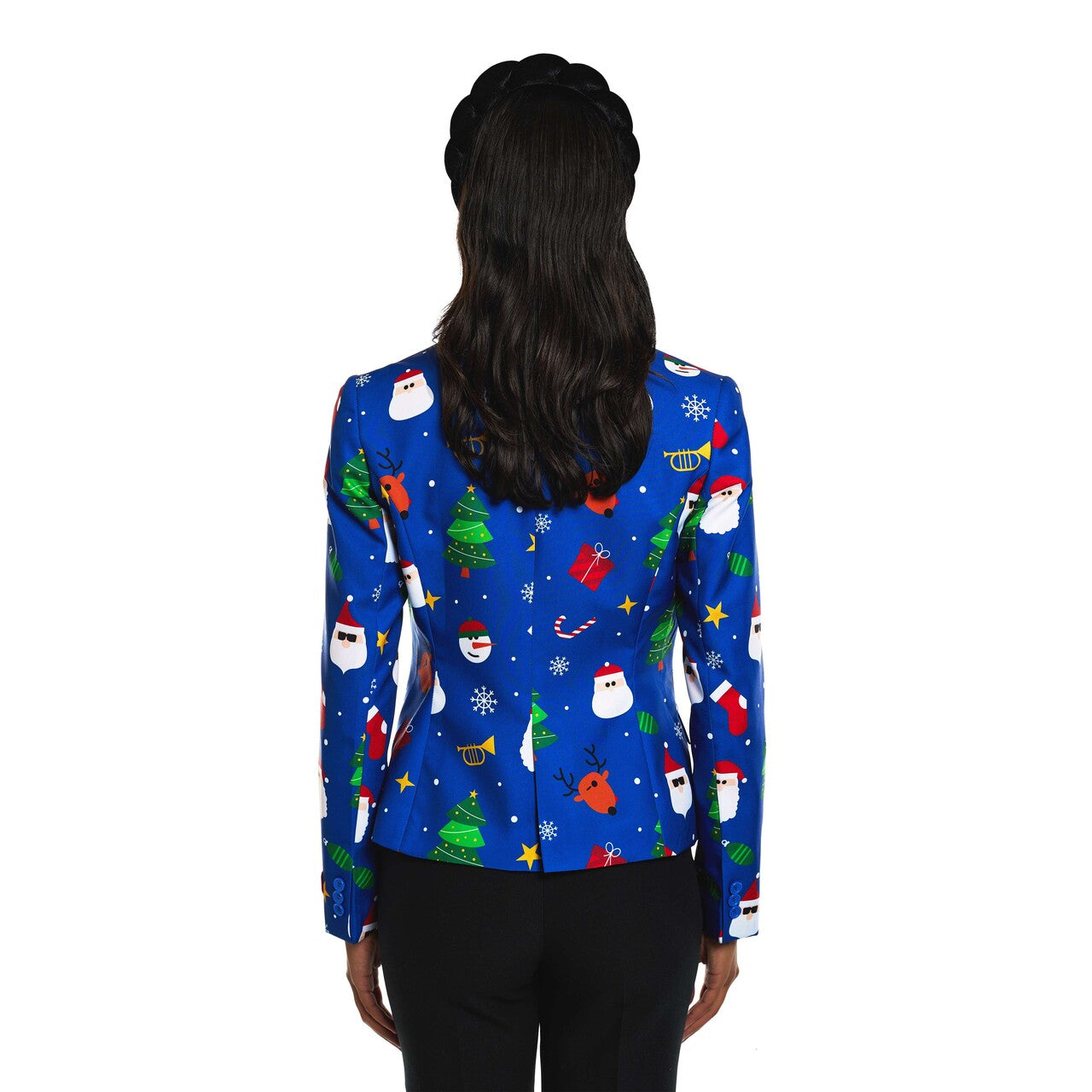 Op deze afbeelding zie je een Kostuums, van het merk Opposuits. Festivity Blue Vrouw Kostuum