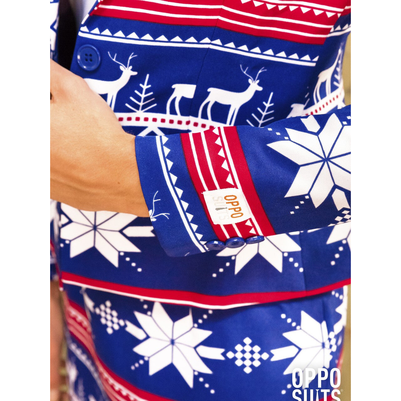 Op deze afbeelding zie je een Kostuums, van het merk Opposuits. Sneeuwvlokje Miss Rudolph Opposuit Vrouw Kostuum