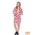 Hartendief Queen Of Hearts Opposuit Vrouw Kostuum