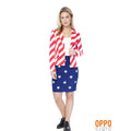 USA American Woman Opposuit Vrouw Kostuum