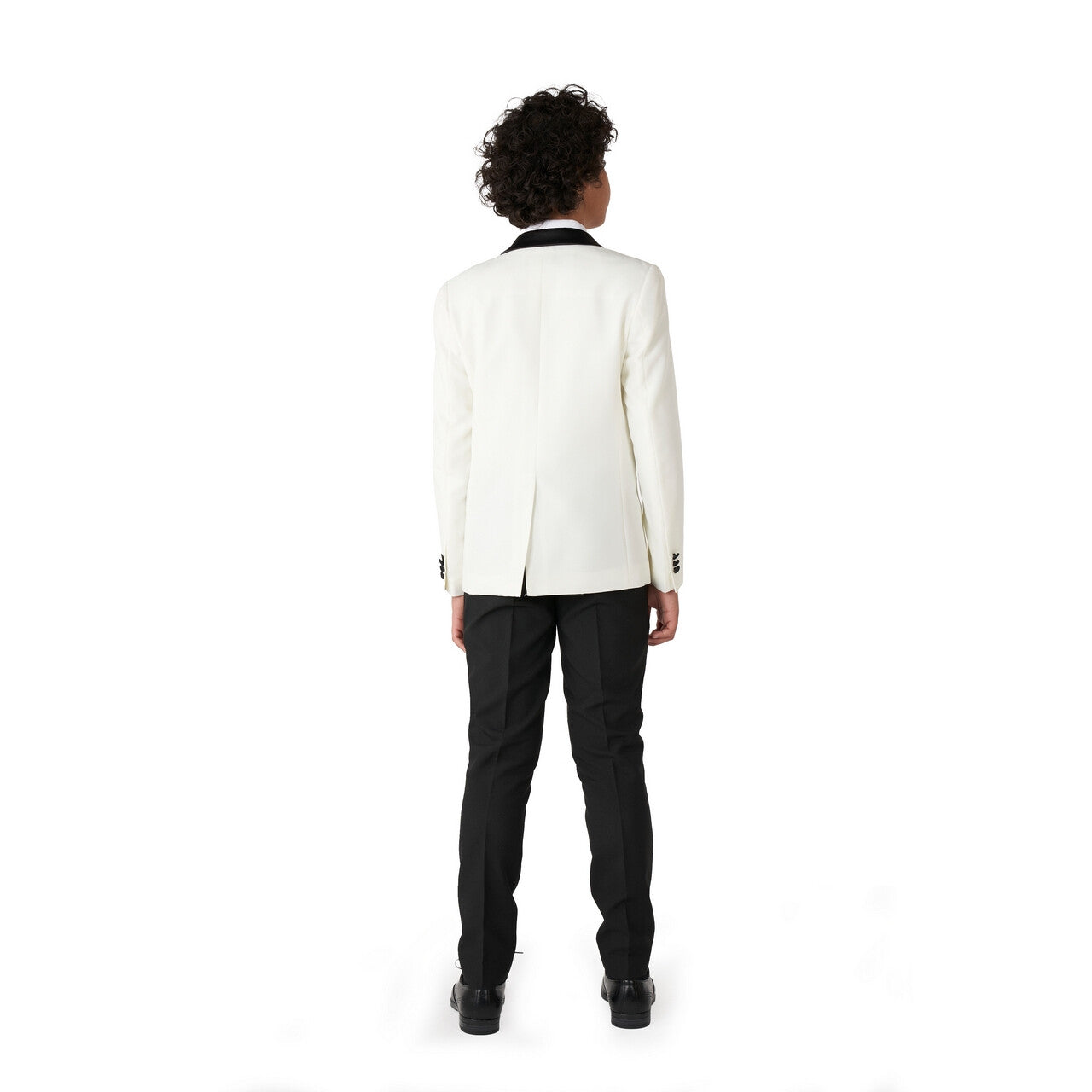Op deze afbeelding zie je een Kostuums, van het merk Opposuits. Classy Pearly White Opposuit Jongen Kostuum