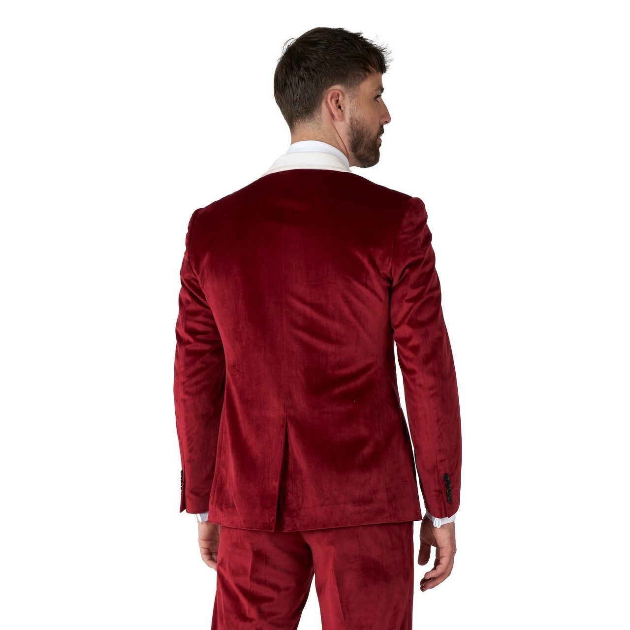 Op deze afbeelding zie je een Kostuums, van het merk Opposuits. Rode Velvet Vibes Xmas Opposuit Man Kostuum