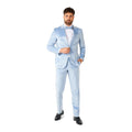 Vintage Blue Velvet Man Kostuum