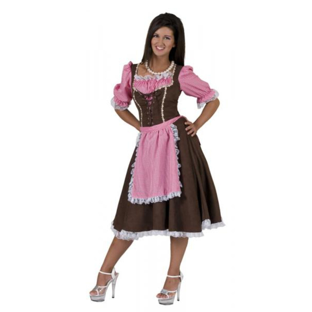 Op deze afbeelding zie je een Kostuums, van het merk PartyXplosion. Sexy Tirolerjurk Gretchen Vrouw