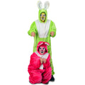 Pluche Neon Haas Groen Kostuum