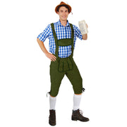 Op deze afbeelding zie je een Kostuums, van het merk PartyXplosion. Tiroler Bierfest Broek Lang Groen Heinz Man