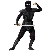 Op deze afbeelding zie je een Kostuums, van het merk PartyXplosion. Strijdbare Futuristische Ninja Man Kostuum