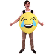 Op deze afbeelding zie je een Kostuums, van het merk PartyXplosion. Emoticon Smiley Kostuum Lach