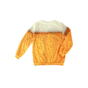 Op deze afbeelding zie je een Accessoires, van het merk PartyXplosion. Goud Gele Rakker Bier Fleece Trui