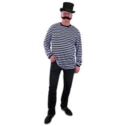 Op deze afbeelding zie je een Accessoires, van het merk PartyXplosion. Dorustrui Zwart Wit Lange Mouw