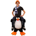 Gedragen Door Een Pinguin Kostuum