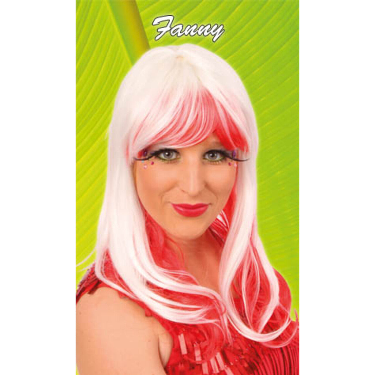 Op deze afbeelding zie je een Accessoires, van het merk PartyXplosion. Pruik Fanny Fashion