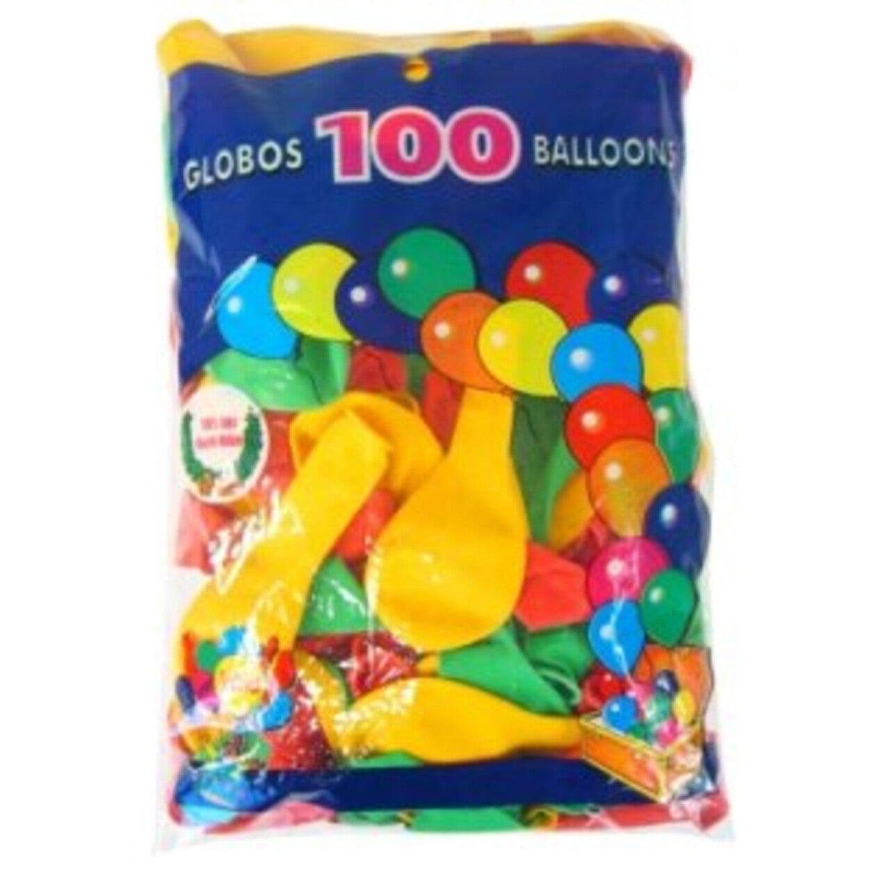 Op deze afbeelding zie je een Decoratie, van het merk PartyXplosion. Latex Ballonnen Rood Geel Groen 25cm 100 Stuks