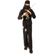 Op deze afbeelding zie je een Kostuums, van het merk PartyXplosion. Verborgen Man Ninja Fujita Seiko Kind Kostuum