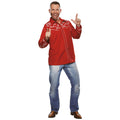 Country Blouse Linedance Rood Man