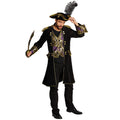 Piraten Jas Zwart Brokaat Piet Hein Man