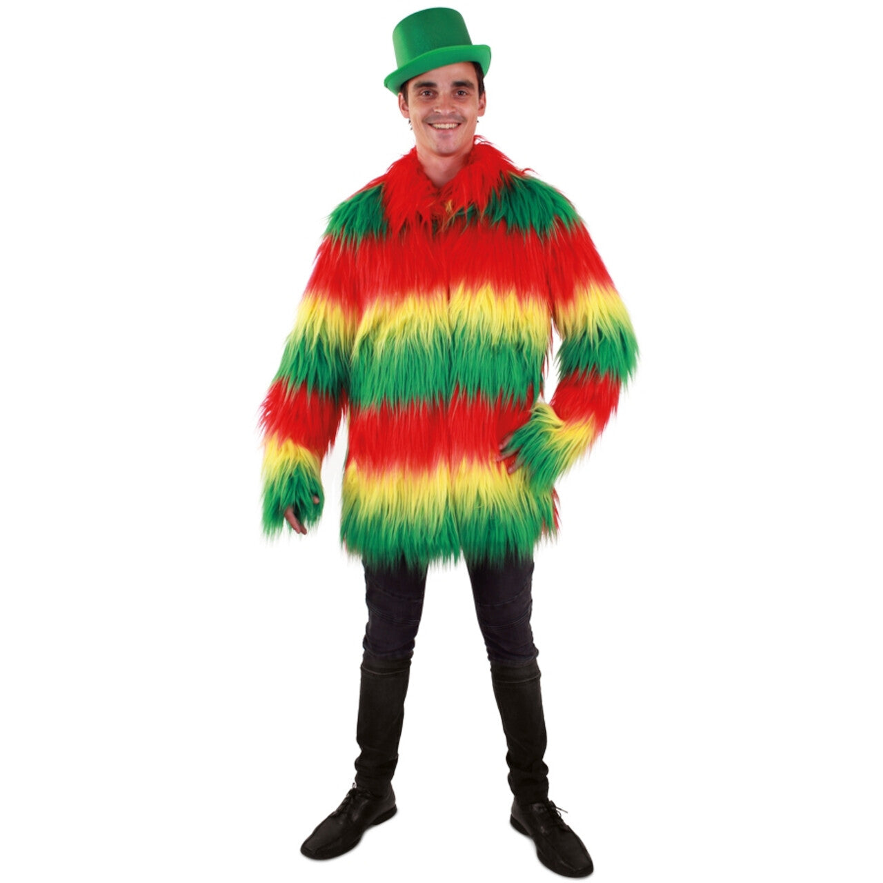 Op deze afbeelding zie je een Kostuums, van het merk PartyXplosion. Tropisch Warme Reggae Jas Limburg Man