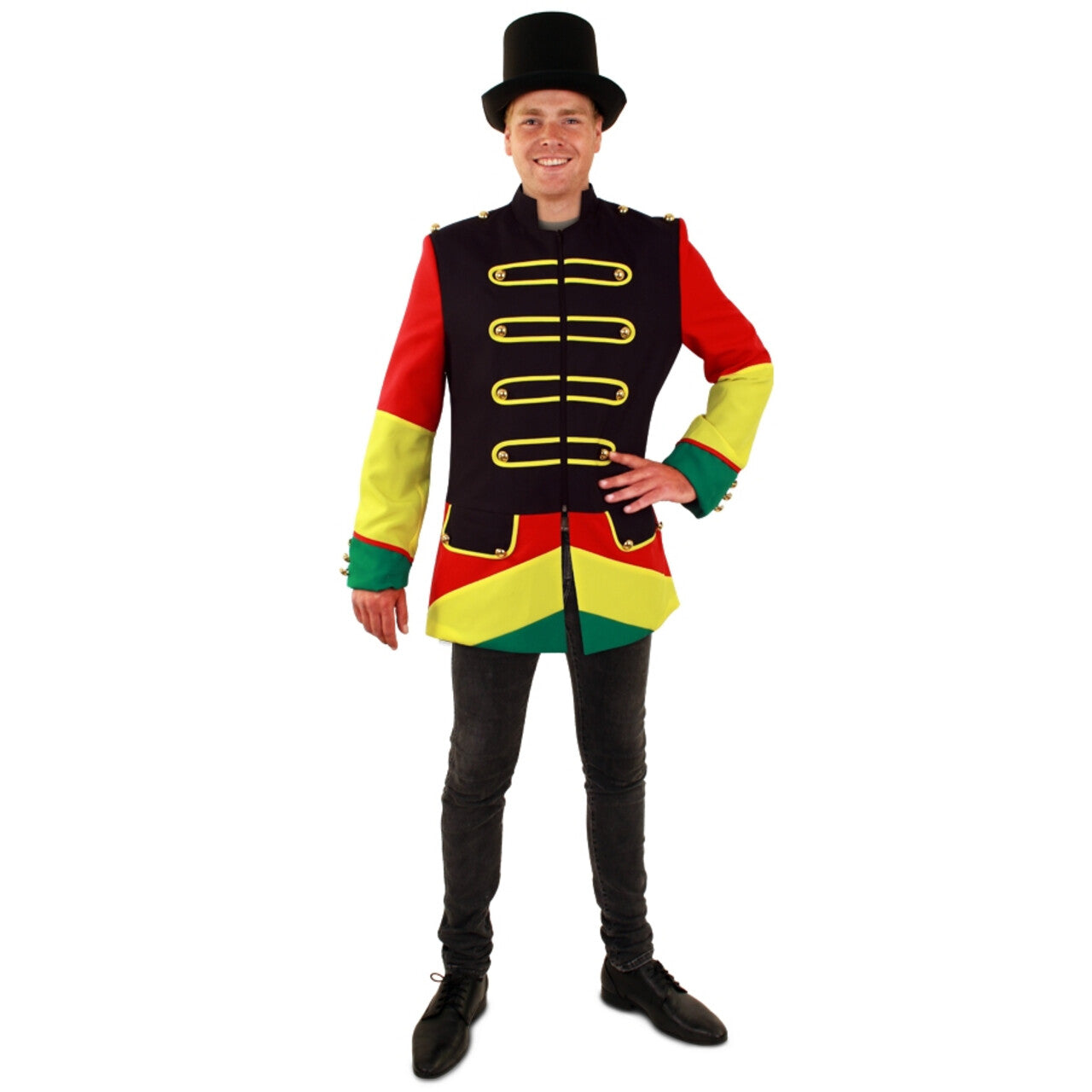 Op deze afbeelding zie je een Kostuums, van het merk PartyXplosion. Officier In De Orde Van Limburg Jas Man