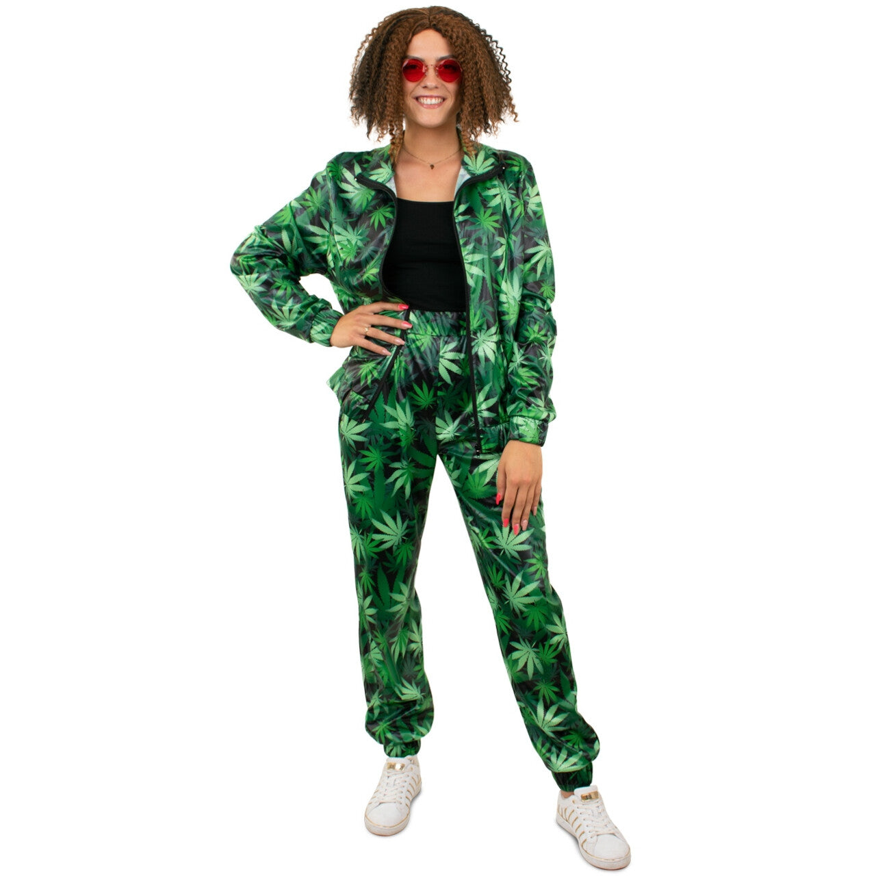 Op deze afbeelding zie je een Kostuums, van het merk PartyXplosion. Trainingspak Bobby Wiet Dames Vrouw Kostuum