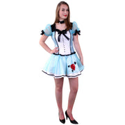 Op deze afbeelding zie je een Kostuums, van het merk PartyXplosion. Sexy Alice In Betoverend Wonderland Vrouw Kostuum