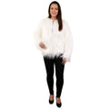 Langharige Yeti Jas Met Lampjes Vrouw