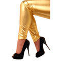 Gouden Show Benen Legging Metallic Meisje