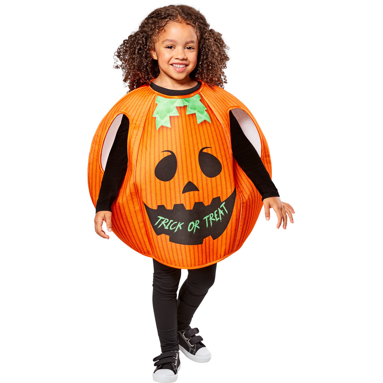 Op deze afbeelding zie je een Kostuums, van het merk Rubies. Halloween Pompoentje Meisje Kostuum