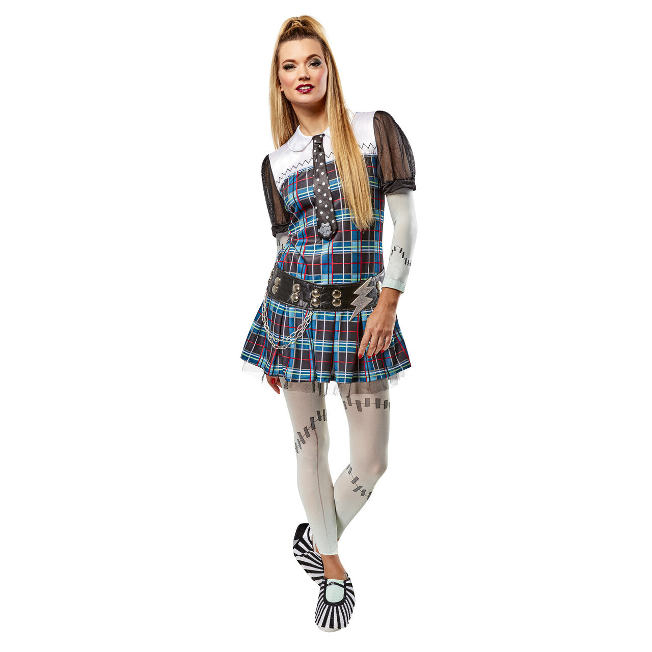 Op deze afbeelding zie je een Kostuums, van het merk Rubies. Monster High™ Frankie Stein Vrouw Kostuum