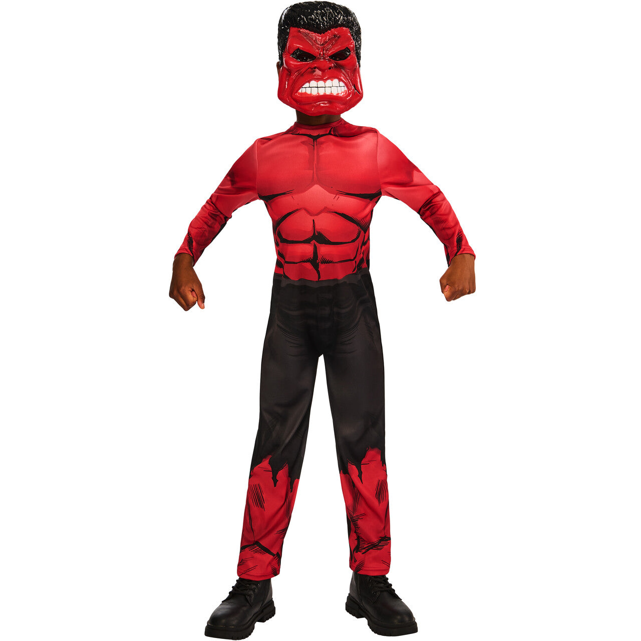 Op deze afbeelding zie je een Kostuums, van het merk Rubies. Marvel™ Red Hulk™ Premium Jongen Kostuum