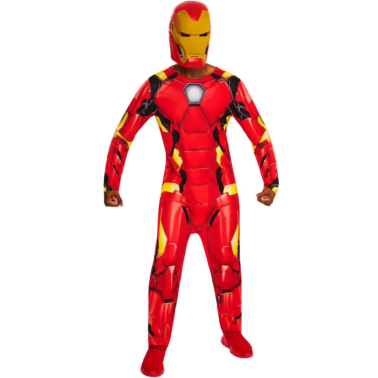 Op deze afbeelding zie je een Kostuums, van het merk Rubies. Iconic Iron Man Kostuum