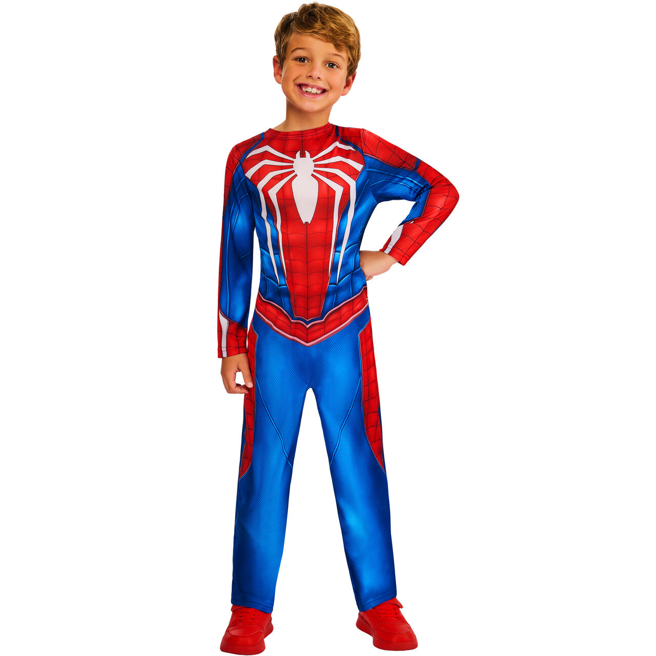 Op deze afbeelding zie je een Kostuums, van het merk Rubies. Marvel Spider-Man™ Gamerverse Jongen Kostuum