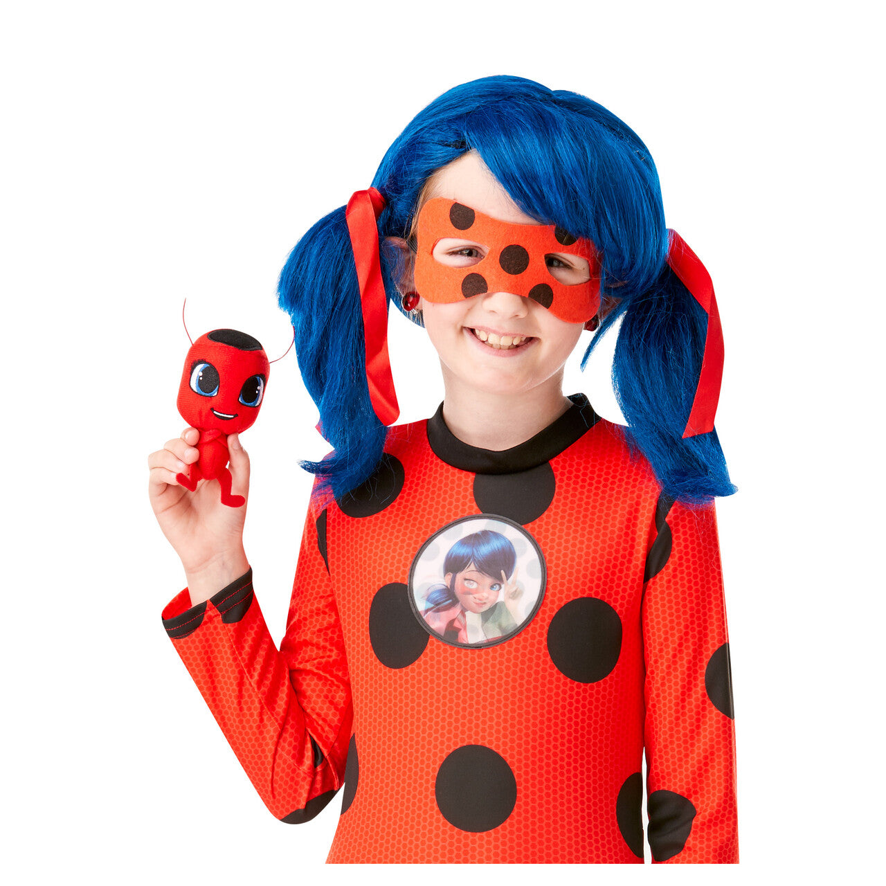 Op deze afbeelding zie je een Kostuums, van het merk Rubies. Miraculous Ladybug™ Tikki Meisje Kostuum