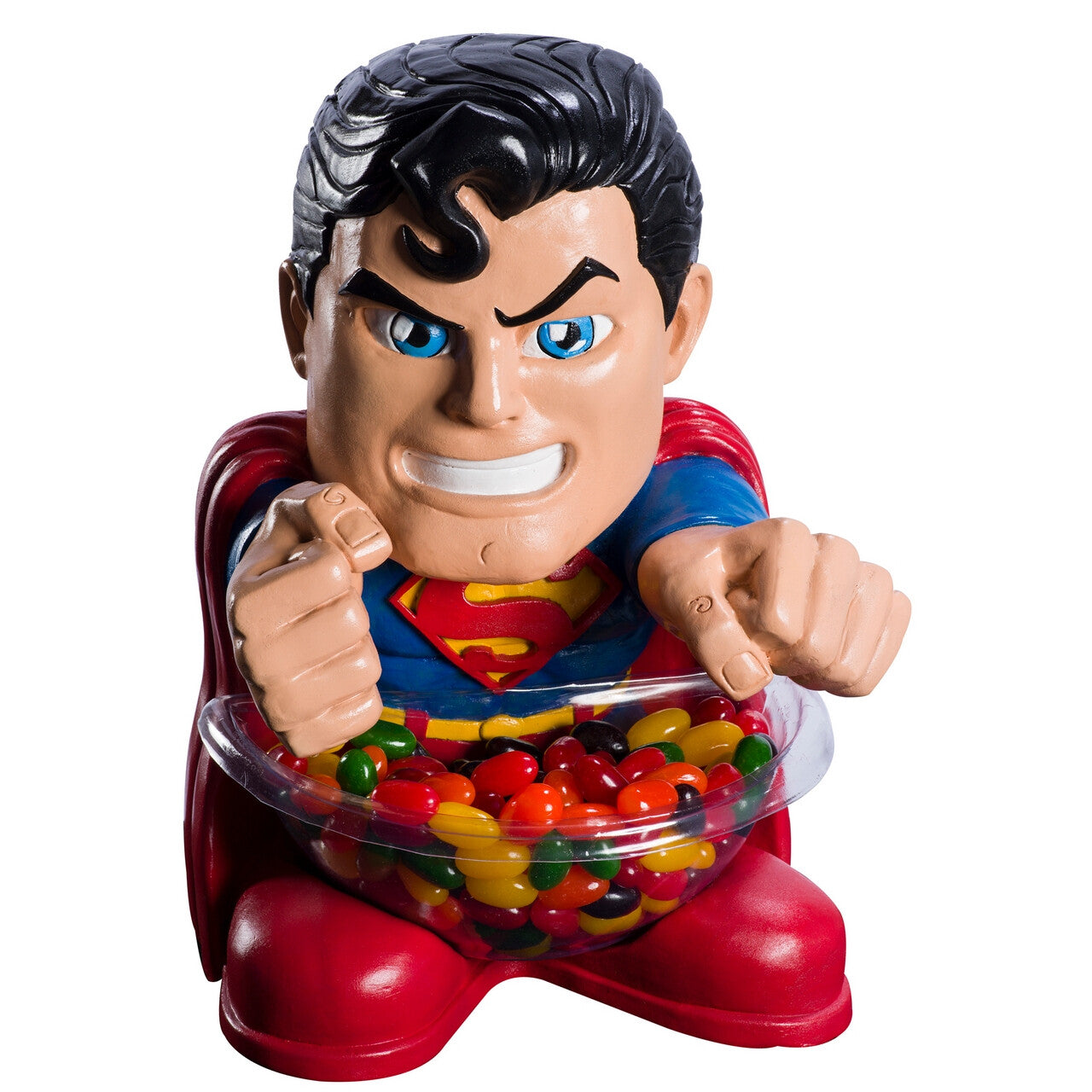 Op deze afbeelding zie je een Decoratie, van het merk Rubies. Superheld Superman Snoep Kom