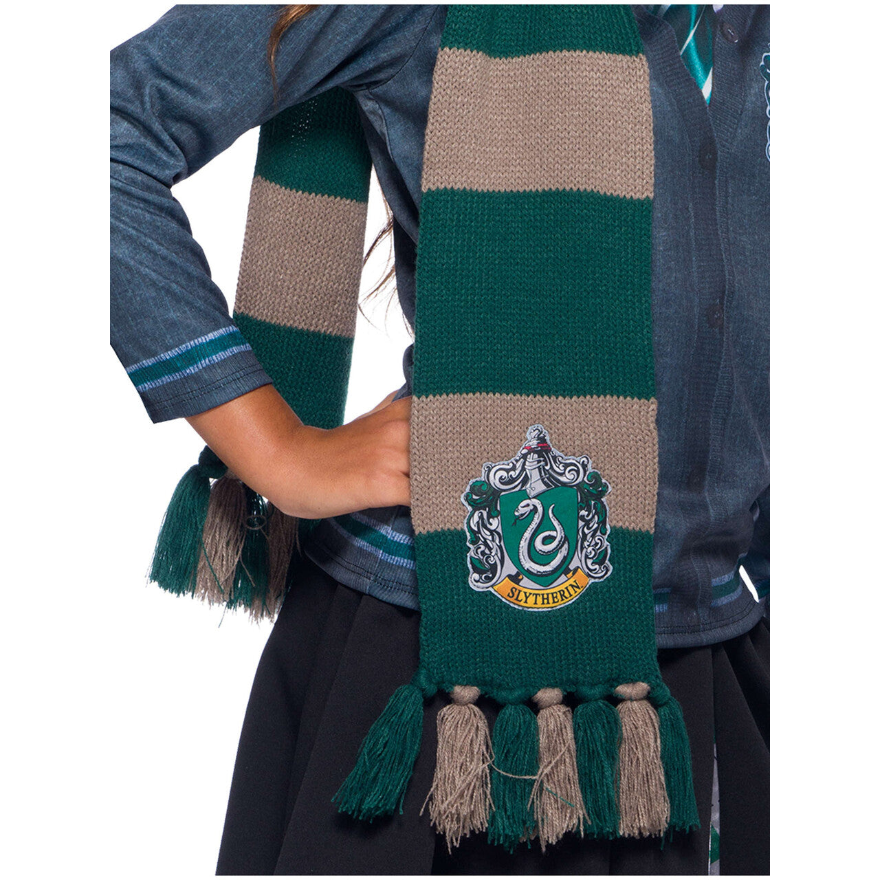 Op deze afbeelding zie je een Accessoires, van het merk Rubies. Slytherin Sjaal