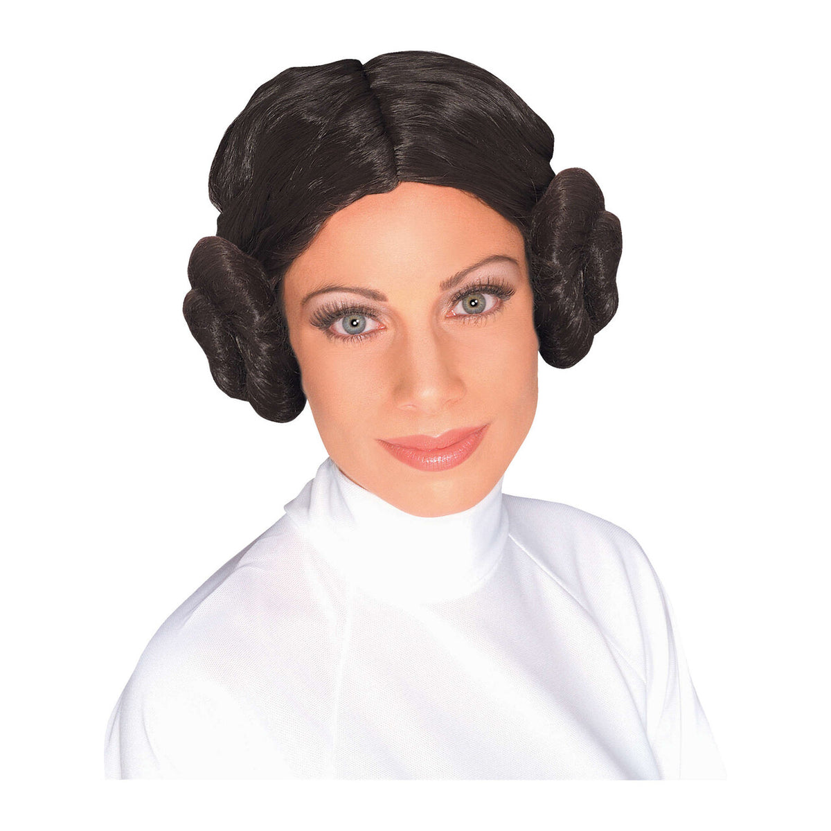 Op deze afbeelding zie je een Accessoires, van het merk Rubies. Star Wars™ Prinses Leia Pruik
