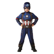 Op deze afbeelding zie je een Kostuums, van het merk Rubies. National Hero Captain America Classic Kind Kind Kostuum