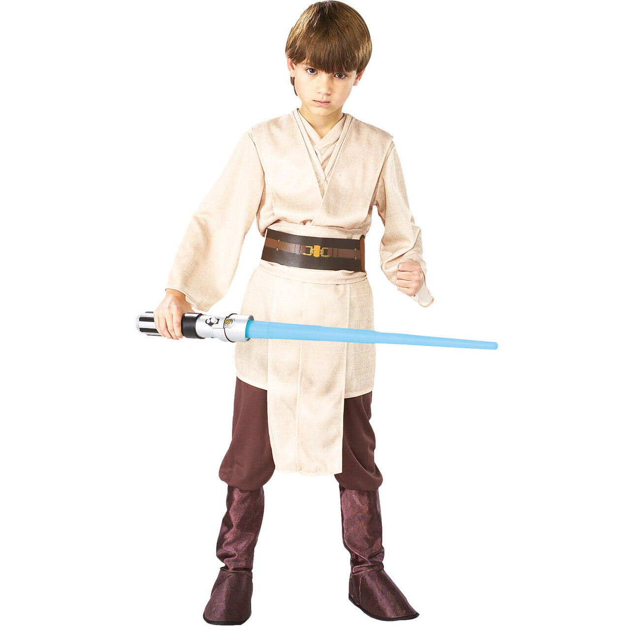 Op deze afbeelding zie je een Kostuums, van het merk Rubies. Jedi Kostuum Jongen