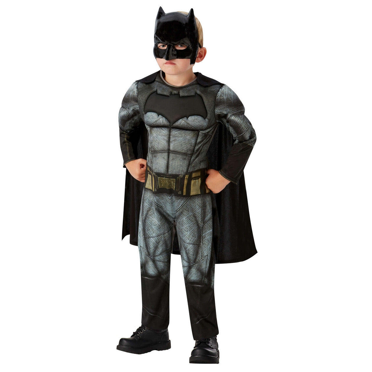 Op deze afbeelding zie je een Kostuums, van het merk Rubies. De Ongenaakbare Batman Kind Kind Kostuum
