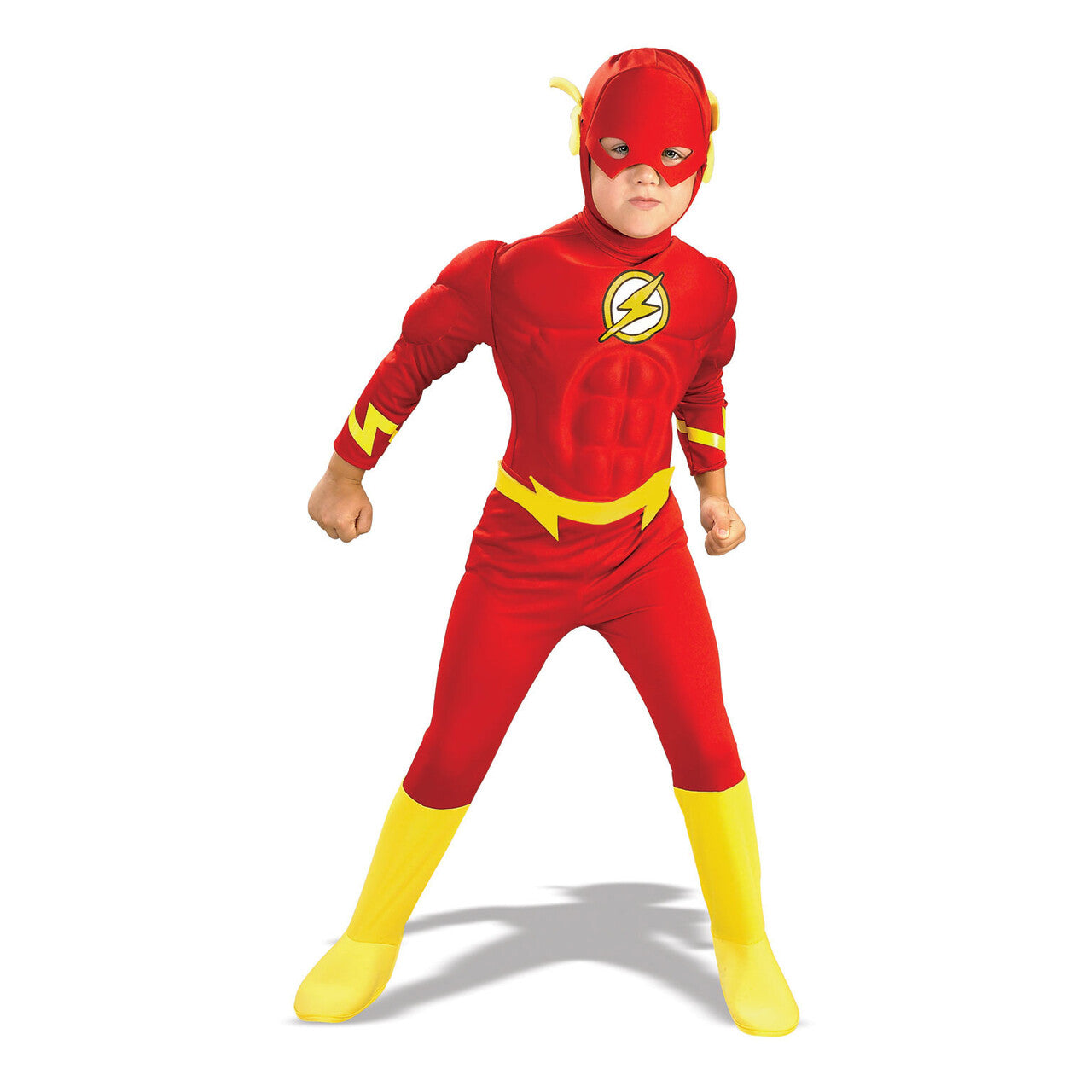 Op deze afbeelding zie je een Kostuums, van het merk Rubies. Flash Sneller Dan Het Licht Kostuum Jongen