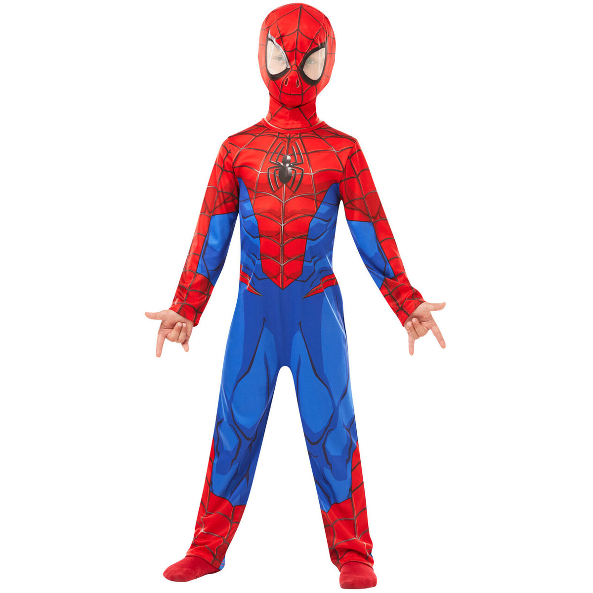 Op deze afbeelding zie je een Kostuums, van het merk Rubies. Spider Man Kostuum Kind