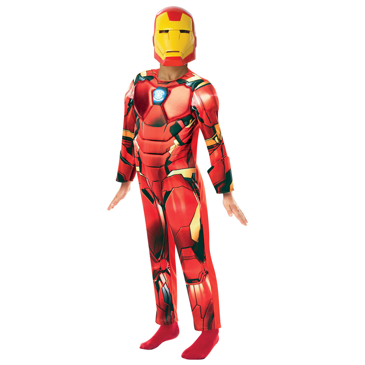 Op deze afbeelding zie je een Kostuums, van het merk Rubies. Man Van IJzer Iron Man Kind Kostuum