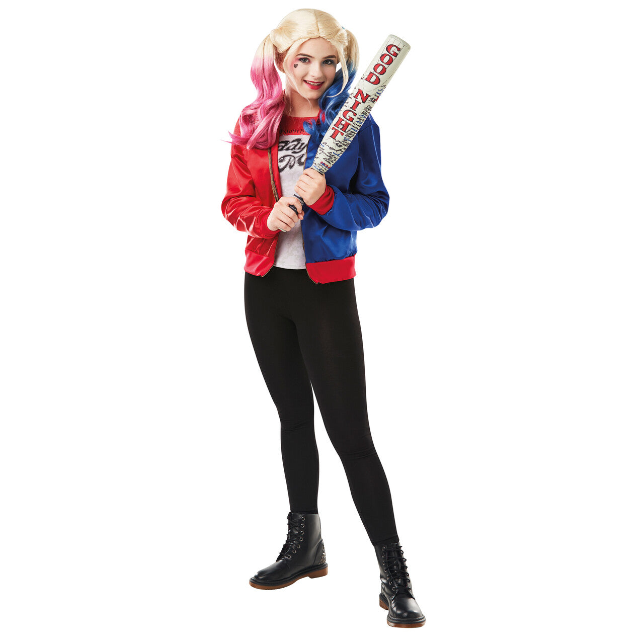 Op deze afbeelding zie je een Kostuums, van het merk Rubies. Harley Quinn™ Top En Jas Meisje